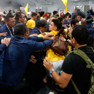 Climate protesters storm un talks in brazil as frustration mounts over bureaucratic gridlock