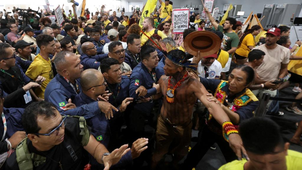 Indigenous activists breach security at brazil’s cop30 climate summit amid growing tensions