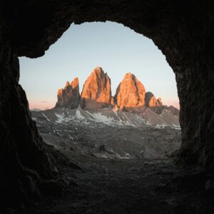 tre cime di lavaredo mountains in italy